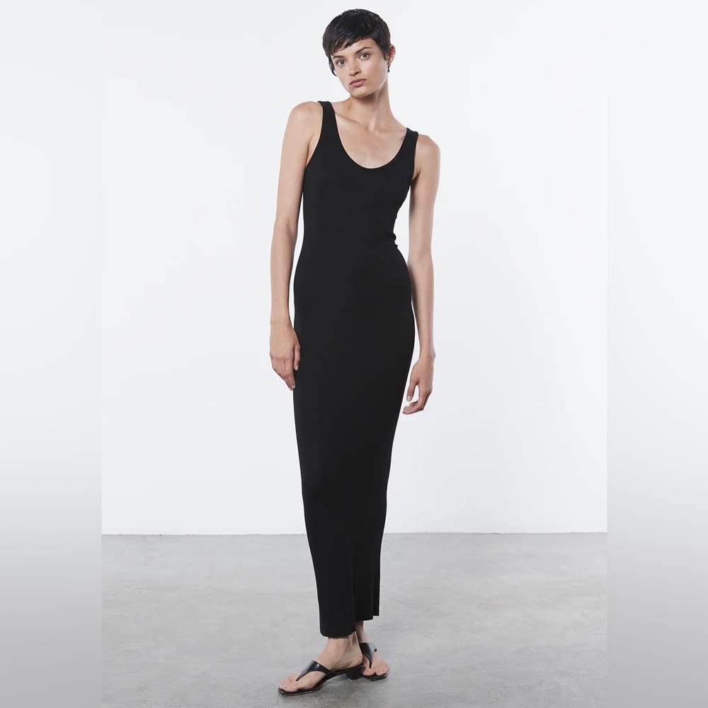 Enza Costa Silk Rib Maxi Dress